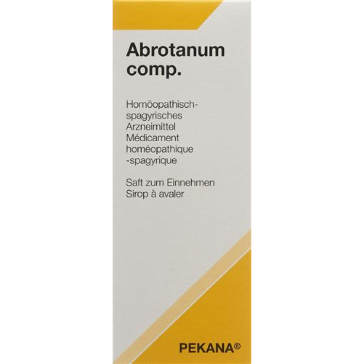 Pekana Abrotanum compositum sirupsflaske 250 ml