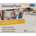 תחבושת גזה אלסטית של Dermaplast STRETCH 4 ס"מx10 מ' לבנה