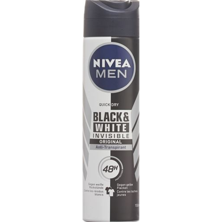 Nivea Male Invisible Black & White Antitranspirant 150 ml