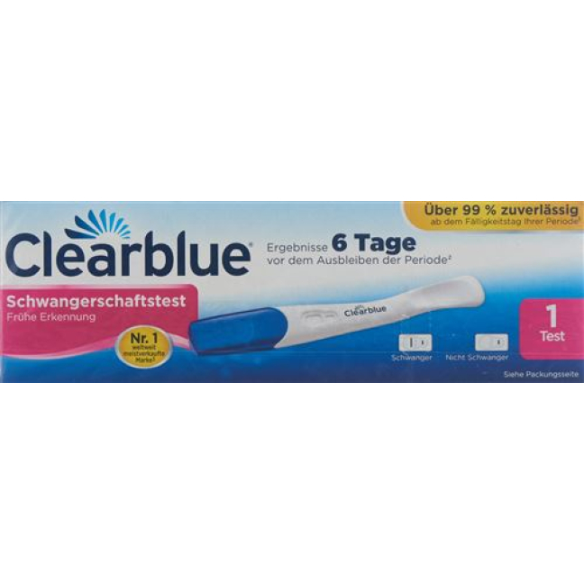 Clearblue graviditetstest tidig upptäckt