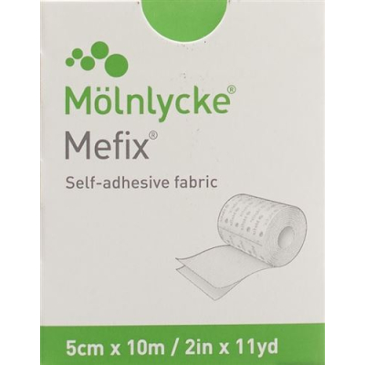 Mefix fikseringsfleece 5 cm x 10 m rull