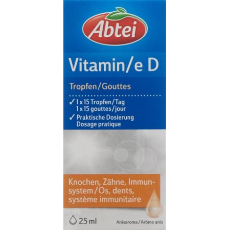 Abbey Vitamin D Drops Fl 25 ml