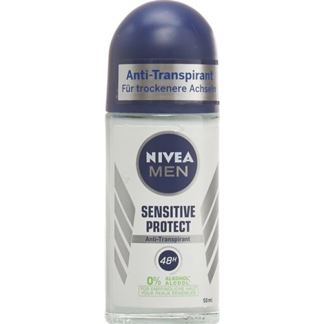 Nivea Male Sensitive Protect Roll-On Antiperspirant 50 ml