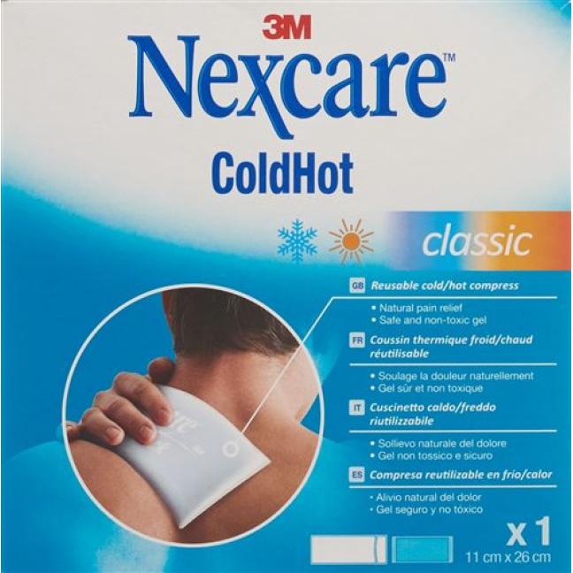 3M Nexcare coldhot Bio Gel Classic 26 x 11 cm