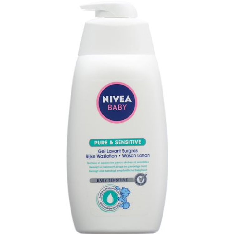 Nivea Baby Pure & Sensitive tozalovchi loson 500 ml