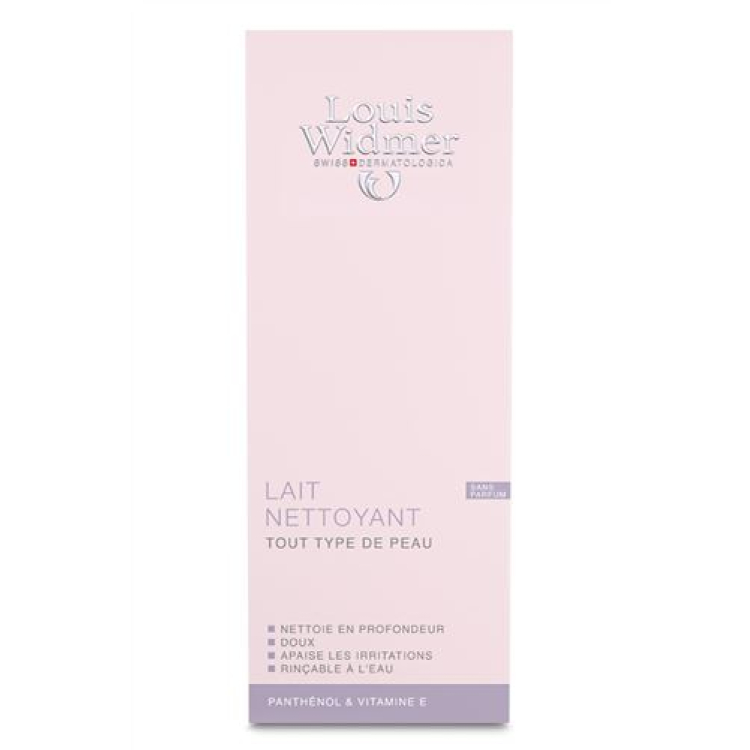 Louis Widmer Soin Lait Nettoyant Non Parfumé 200 ml