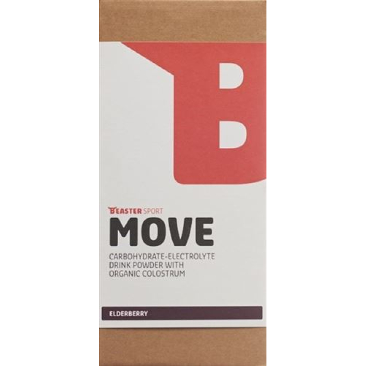 Beaster MOVE Premium carbohydrate beverage powder Elderberry 840g