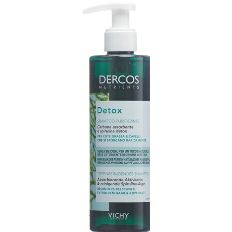 Vichy Dercos Nutrients Detox šampon Německý Fl 250 ml