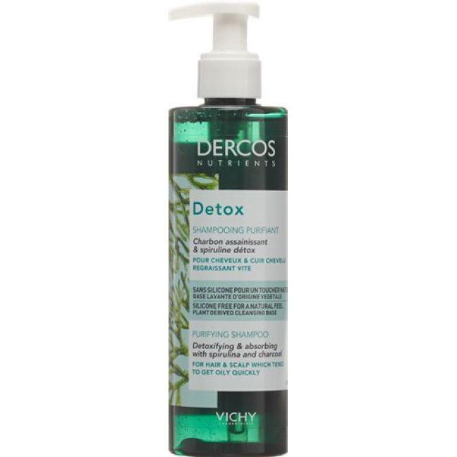 Vichy Dercos Nutrients Detox Shampooing french bottle 250 ml