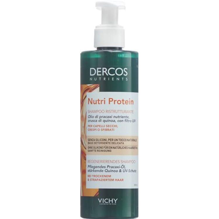 Vichy Dercos Nutri Nutrients プロテイン シャンプー ドイツ語 Fl 250 ml