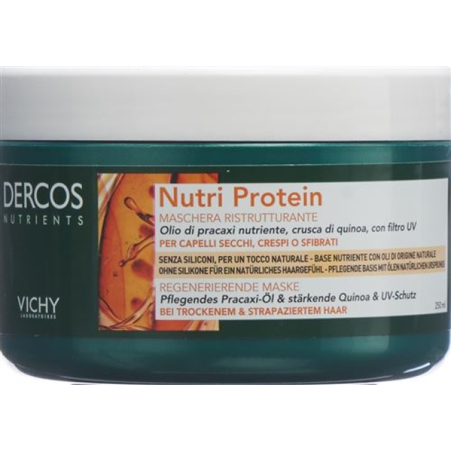 Vichy Dercos Nutri Nutrients Maska proteinowa w słoiczku 250 ml