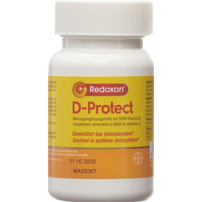 Redoxon D-Protect vitamin D3 Kaps 500 I.U. Ds 300 pcs
