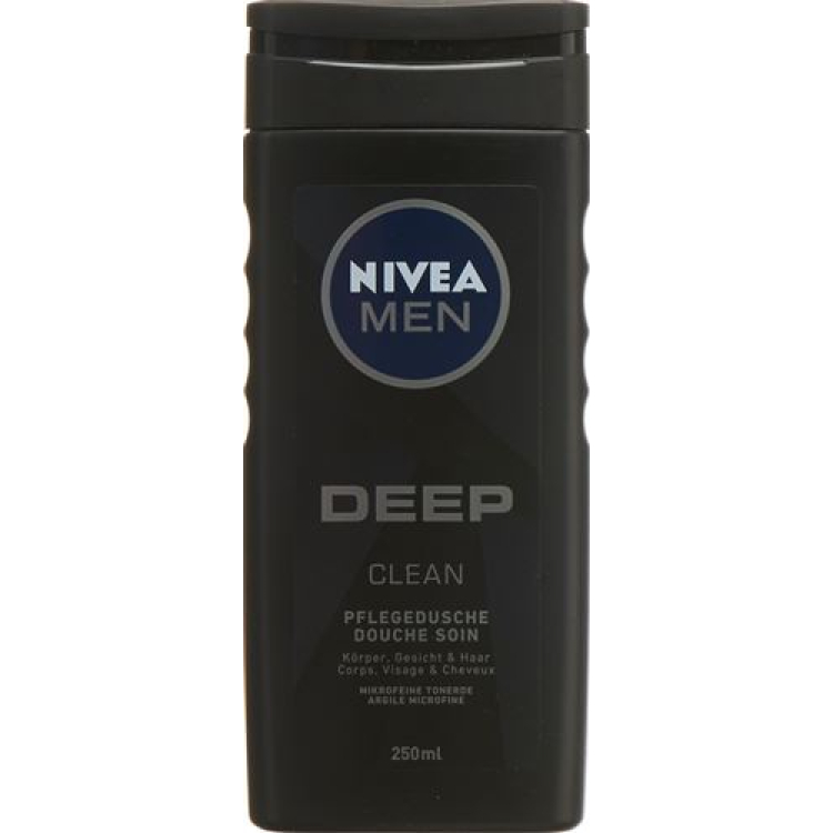 Nivea Men Deep Clean Care מקלחת 250 מ"ל