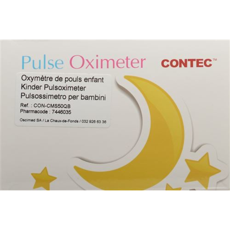 Contec pulse oximeter for children 10 kg incl. Battery and charger