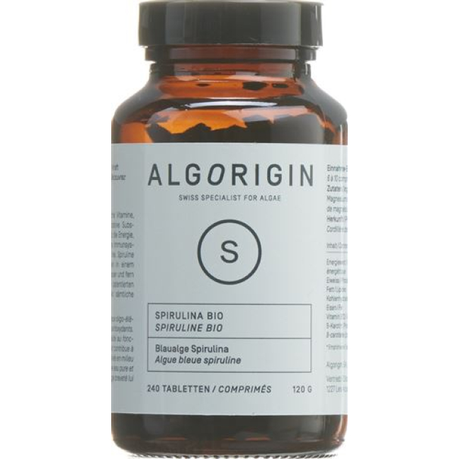 ALGORIGIN spirulina tabletta Bio Fl 240 db