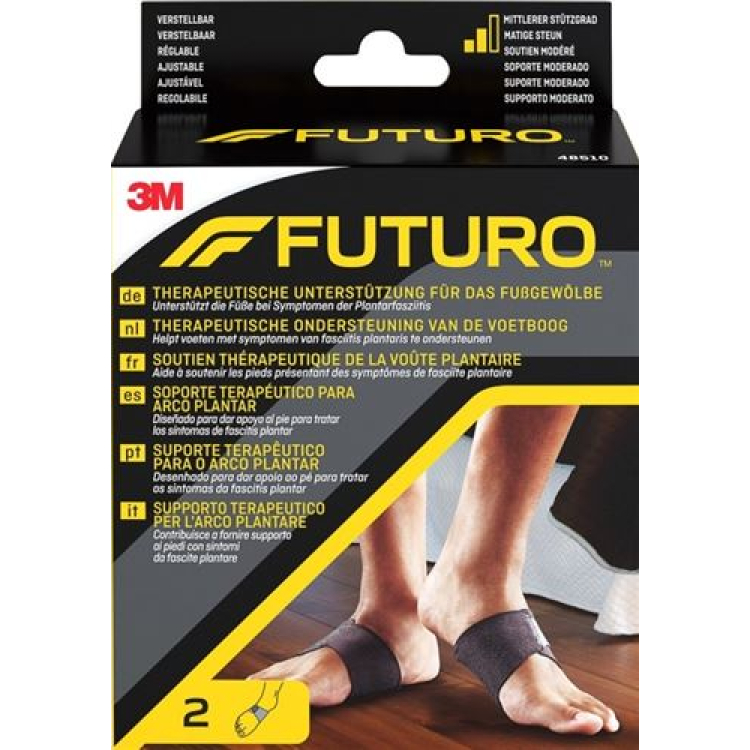 Dukungan Terapi Futuro 3M untuk lengkungan kaki 2 pcs