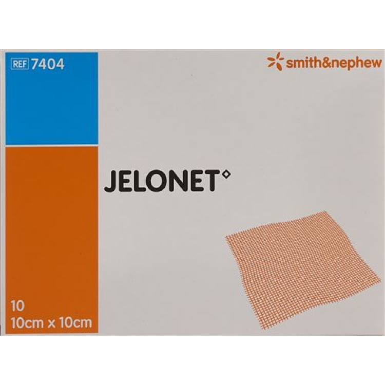 Jelonet parafingasbind 10cmx10cm steril 10 stk