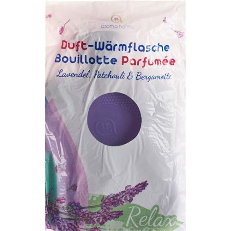 SUPAIR Duft-Wärmflasche PVC 2l lila mit Lavendel Patchouli und B