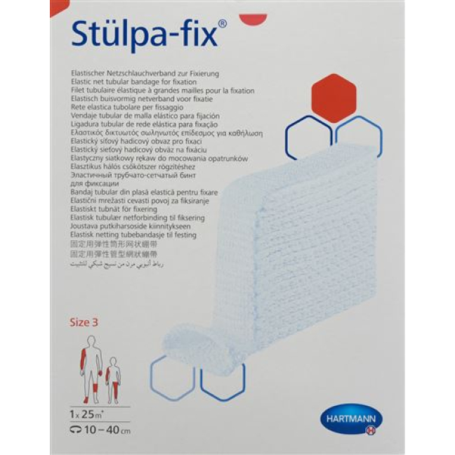 Stülpa Fix net bandage Gr3 hand roll 25 meters