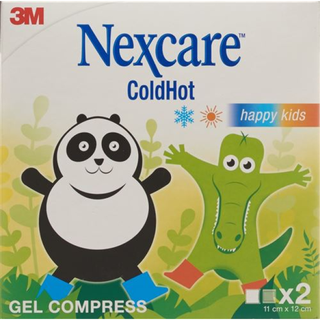 3M Nexcare coldhot Happy Kids 12 x 11 cm 2 τεμ