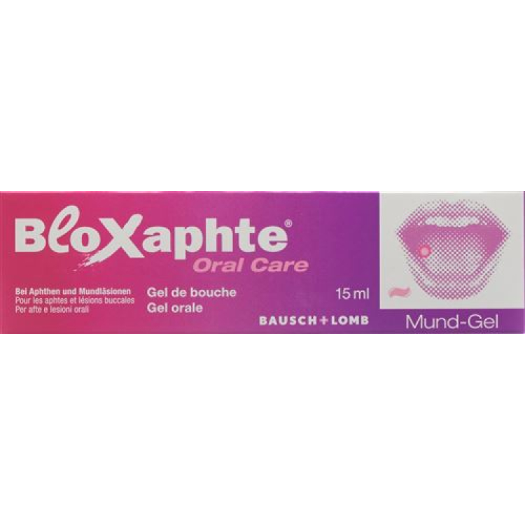 Bloxaphte Oral Care Żel do jamy ustnej 15 ml tube