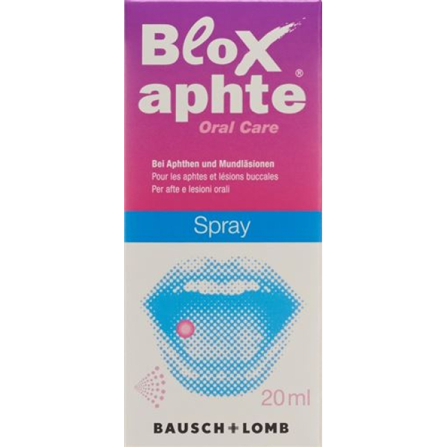 Bloxaphte Spray do pielęgnacji jamy ustnej 20 ml Fl