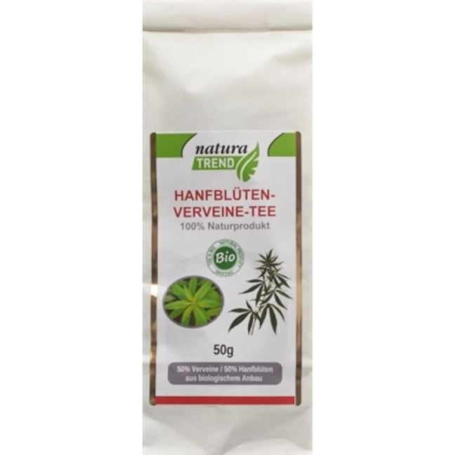 natura trend biologische hennep bloem-verbena thee Btl 50 g