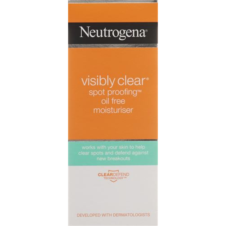 Neutrogena Visibly Clear moisturizer tube 50ml