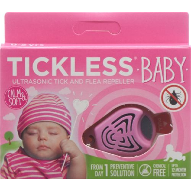 Tickless baby pink tick protection