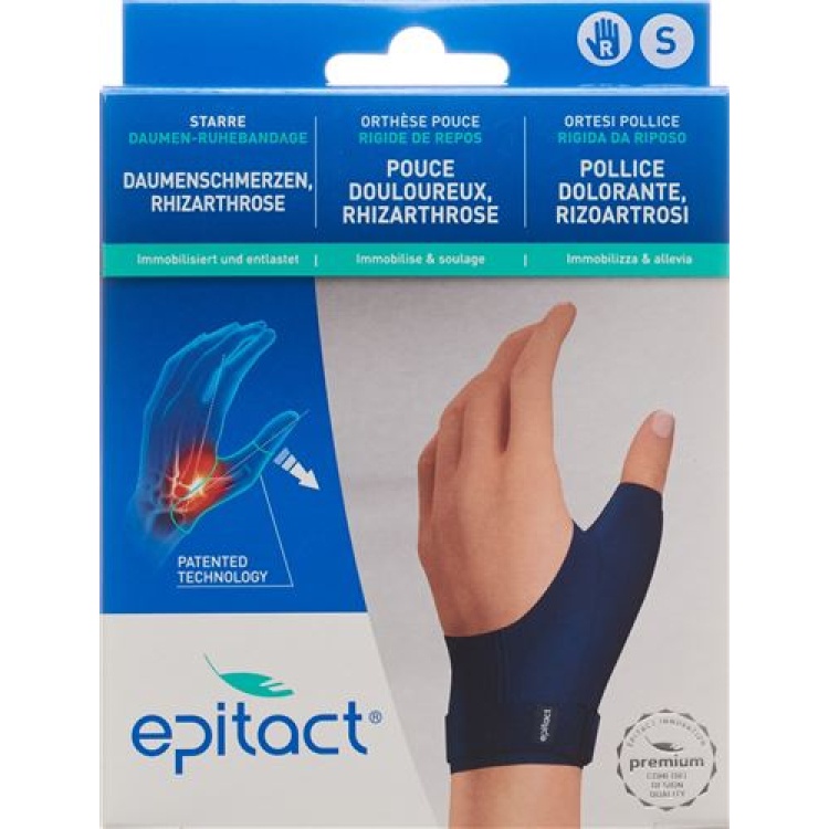 Epitact rigid thumb rest bandage S right