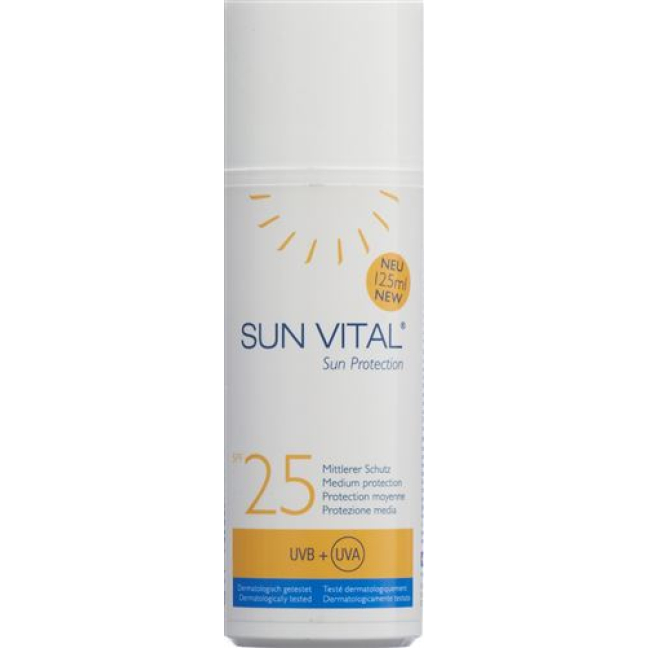 SUN VITAL Apsauga nuo saulės Fl 125 ml