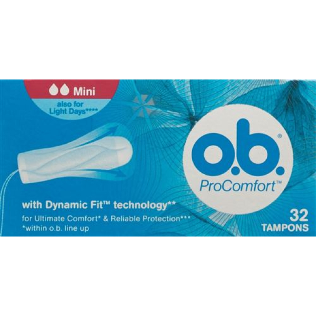 OB-tamponger ProComfort Mini 32 st