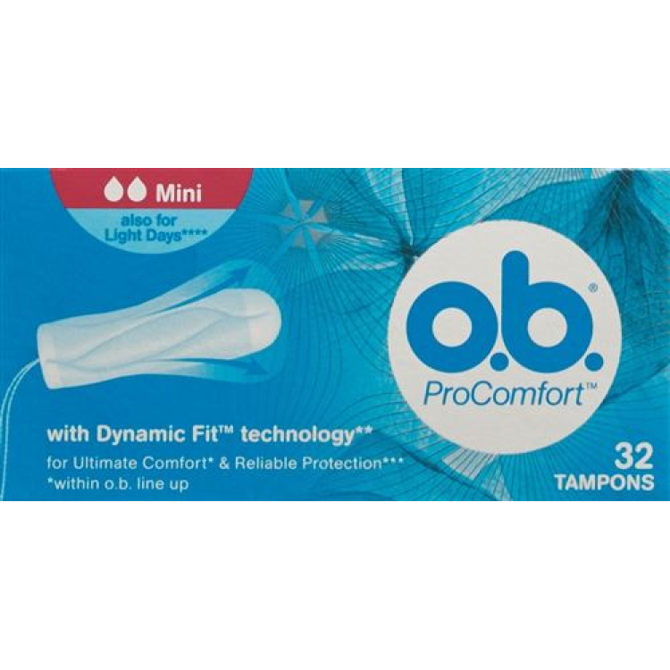 OB tamponları ProComfort Mini 32 adet