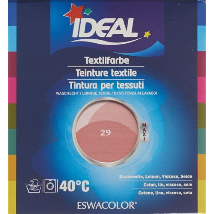 IDEAL MAXI Cotton Kolor nr 29 ciemny róż