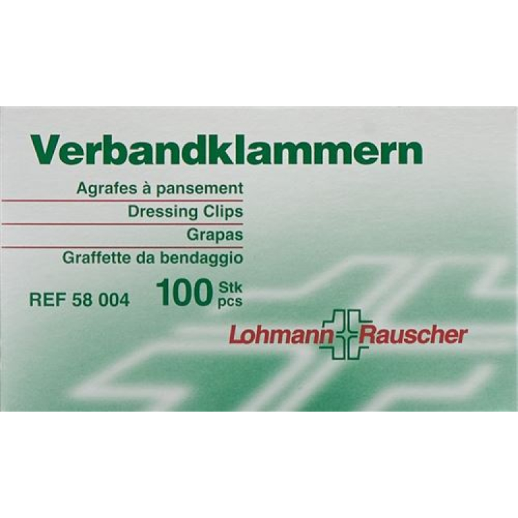 Lohmann & Rauscher bandage clips skin-colored 100 pcs