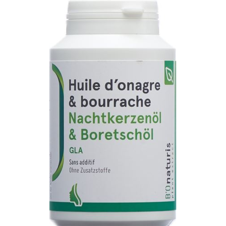 BIOnaturis Nachtke + kaps minyak borage 500 mg 180 pcs