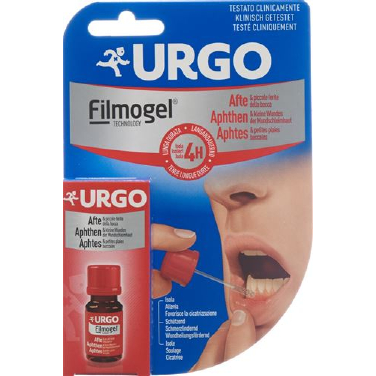 Urgo Aphtes vloeistof Glasfl 6 ml