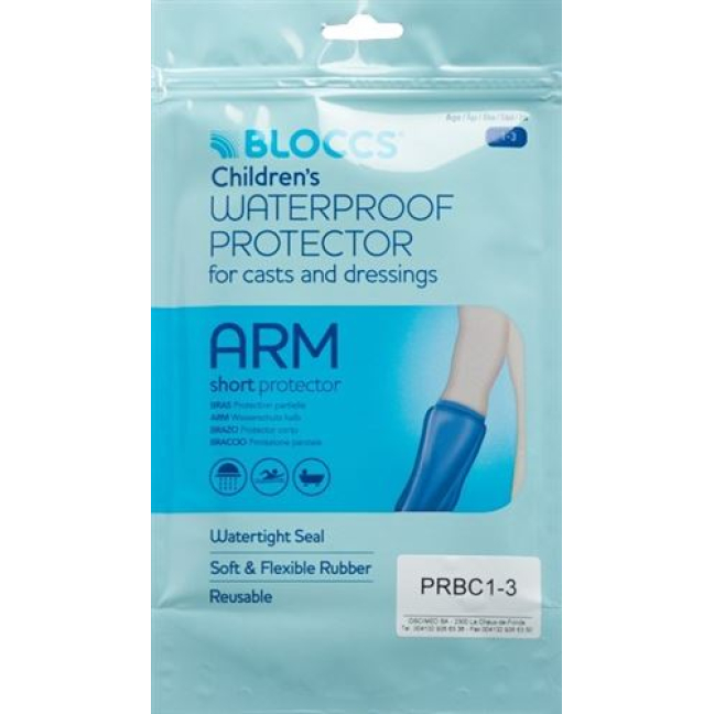 Bloccs bath shower water protection arm 12-20/33cm child
