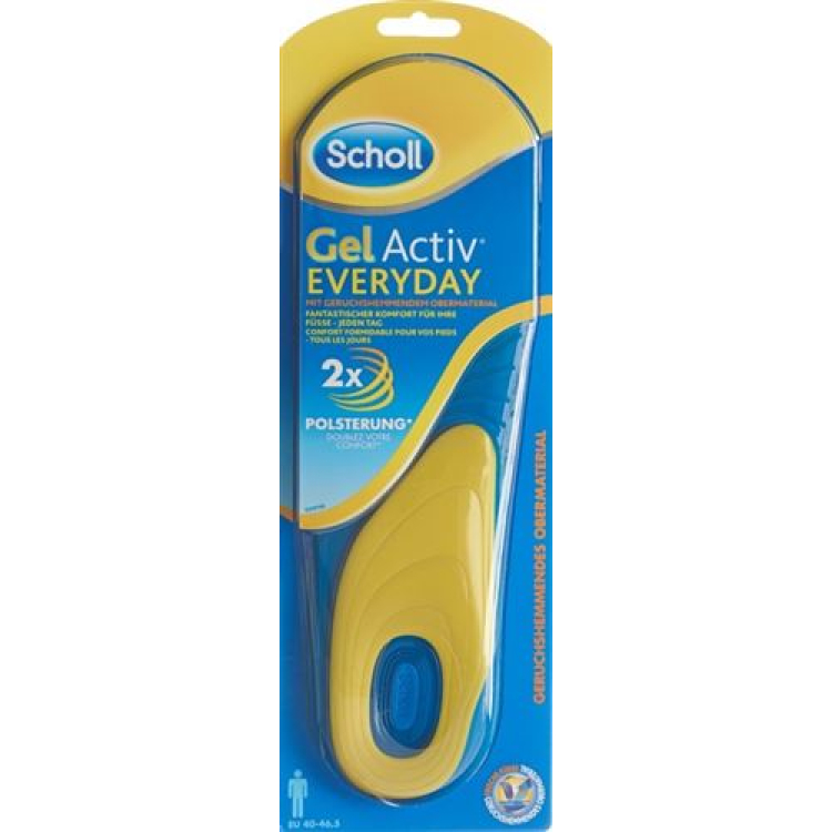 Устілка Scholl Gelactiv 40-46.5 Everyday Men 1 пара