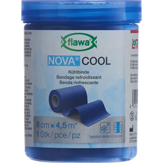 Flawa Nova Cool Cooling Bandage 8cmx4.5m Ds