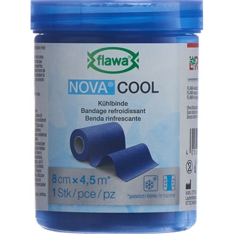 Flawa Nova Cool kølebandage 8cmx4,5m Ds