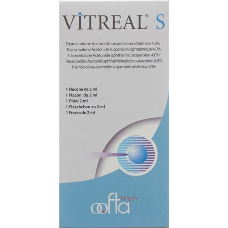 Vitreal S Ophthalmic Suspension 4% Fl 2 ml