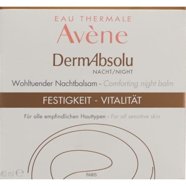 Avene DermAbsolu upokojujúci nočný balzam 40 ml