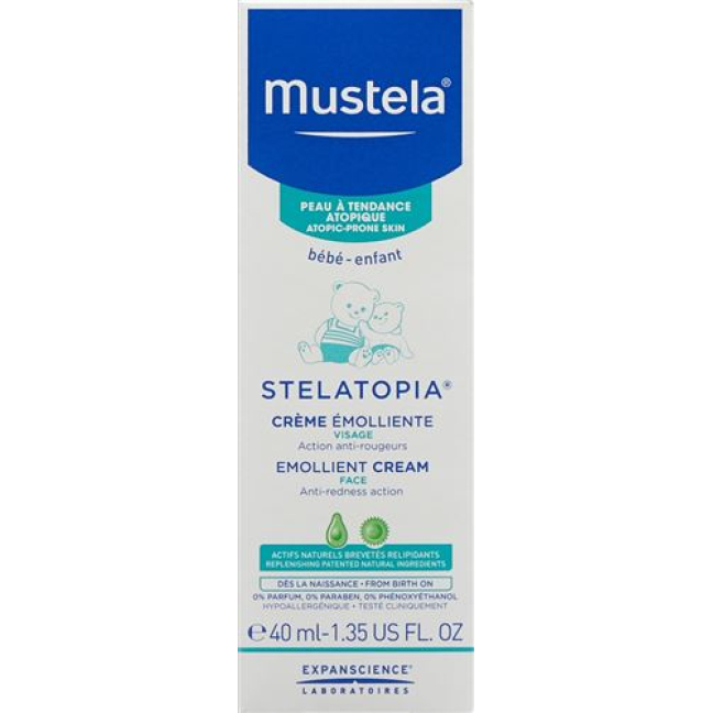 Mustela Stelatopia Softing Cream Face 40ml