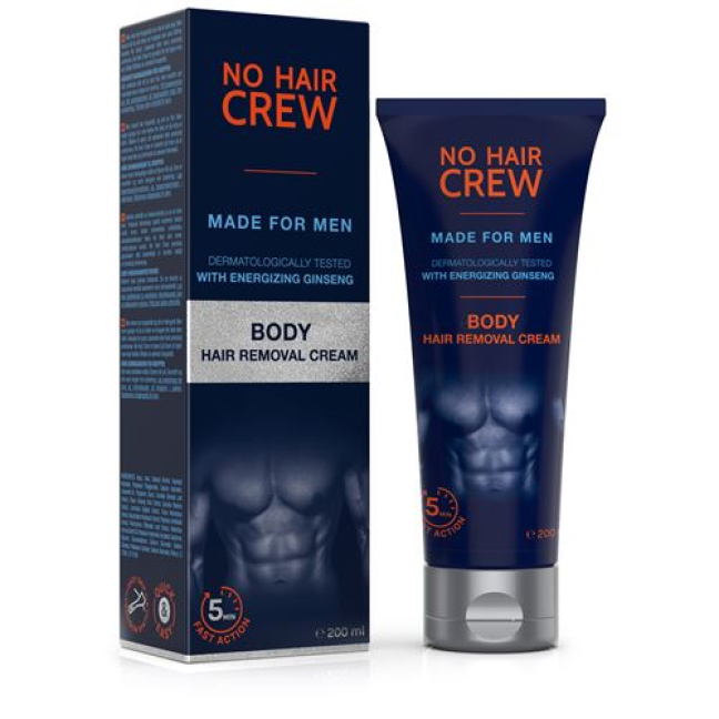 NO HAIR CREW body hair removal cream for men Tb 200 ml