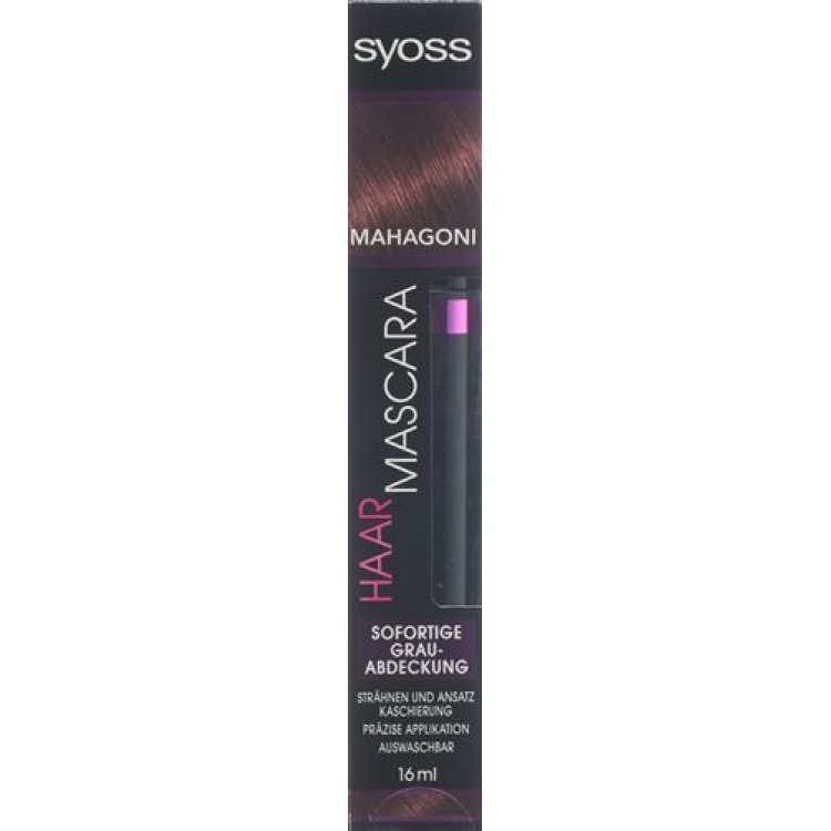 Syoss Haar Mascara Mahagoni 16 ml