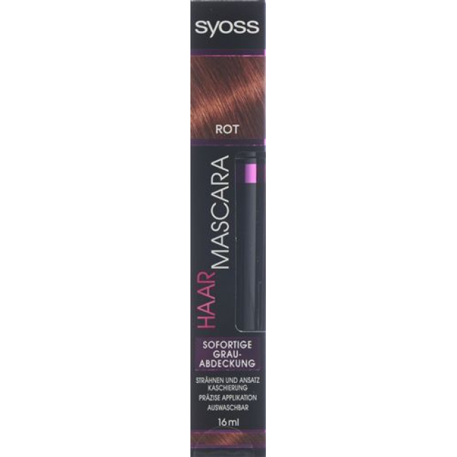 Syoss Hair Mascara Red 16ml
