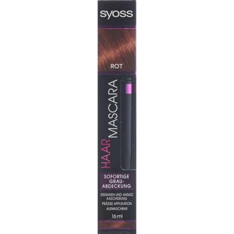 Syoss Haar Mascara Rot 16 ml