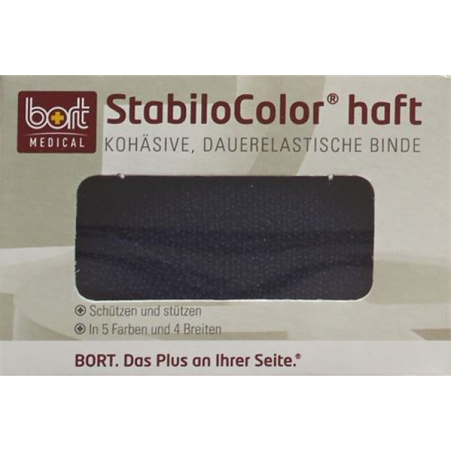 BORT STABILO COLOR bandage 4cmx5m cohésif bleu