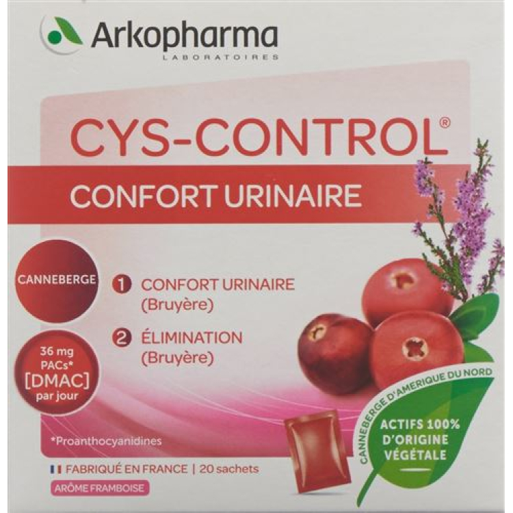 Cys-control cranberry & heather powder sachet 20 x 4 g